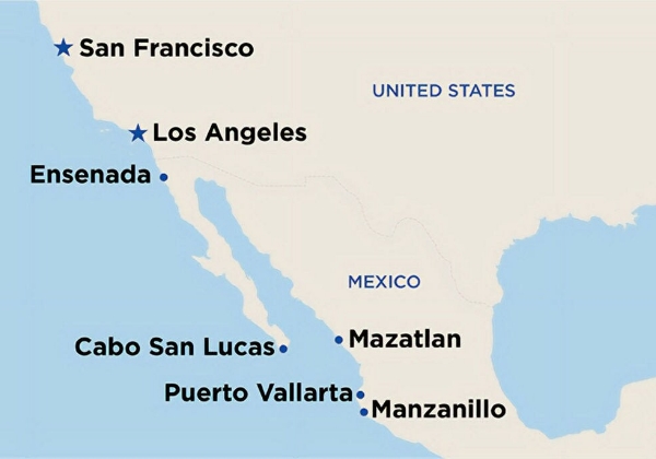 western mexico cruise ports