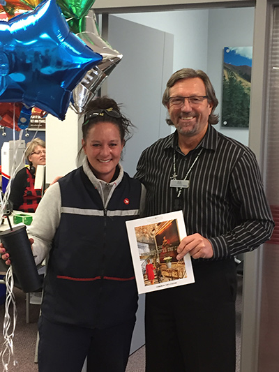 Pin and Win Winner Shauna