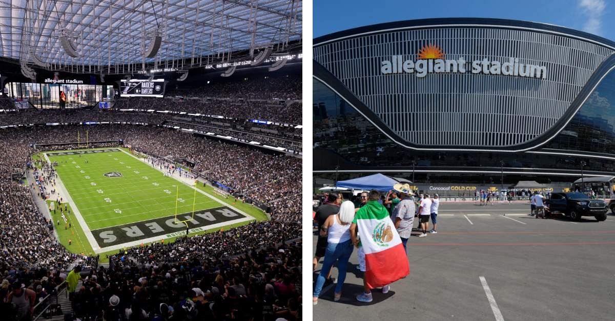 Las Vegas Raiders Stadium Full View 50 Yard Line Photograph